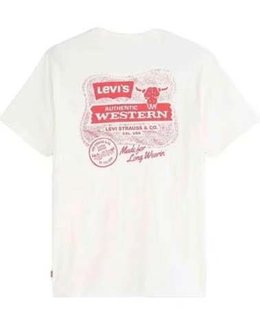 LEVIS Calzoncillo Boxer Graphic Crewneck Tee Made For en beige para hombre MADE FOR LONG WEA