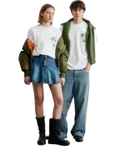 TOMMY HILFIGER Camiseta De Manga Corta Tjm Reg City Sign Ss Tee Ext en blanco para hombre WHITE