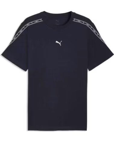 PUMA KURZARMSHIRT ESSENTIALS TAPE NEW NAVY HERREN