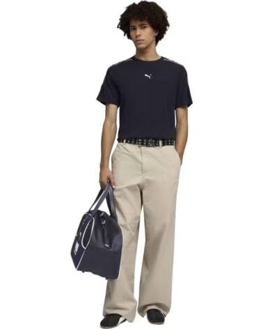 PUMA KURZARMSHIRT ESSENTIALS TAPE NEW NAVY HERREN