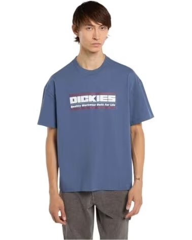 DICKIES MAGLIETTA MANICA CORTA DK0A88JGRI21 AZUL