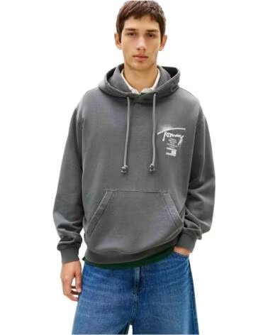 TOMMY HILFIGER SUDADERA CON CAPUCHA DM0DM22840-BDS BLACK