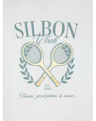 SILBON KURZARMSHIRT TENNIS-PRINT
