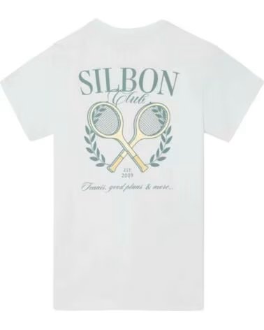 SILBON KURZARMSHIRT TENNIS-PRINT
