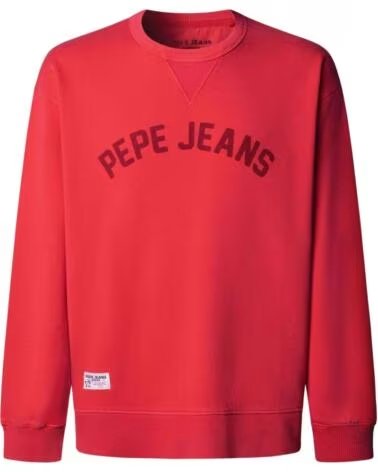 PEPE JEANS FELPA PM5800146-249 DA UOMO SUMMER RED