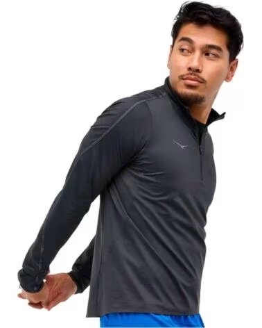 QUIKSILVER Sudadera Molokai Core en gris para hombre NEGRO