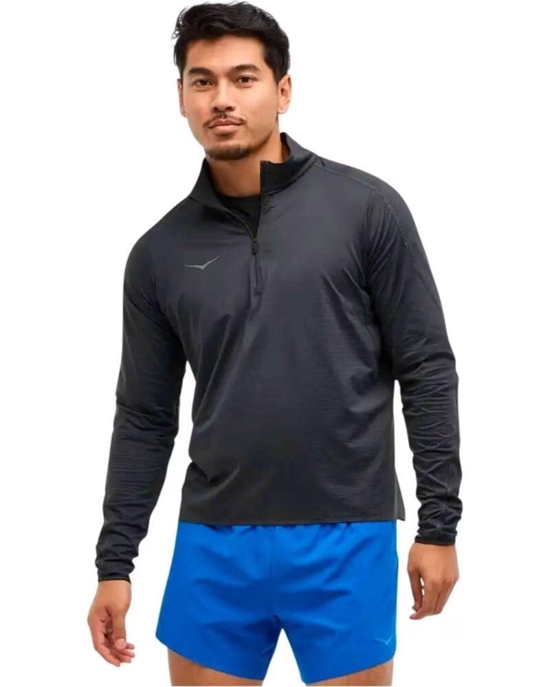 QUIKSILVER Sudadera Molokai Core en gris para hombre NEGRO