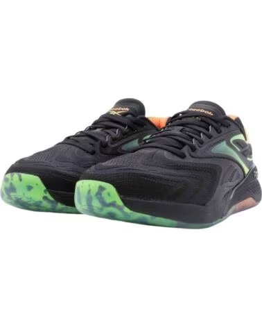 REEBOK SCARPE DA GINNASTICA NANO X5 EDGE NERO VERDE ARANCIONE UNISEX NARANJA