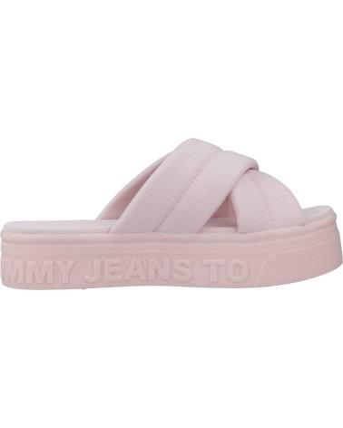 Chanclas de Mujer TOMMY JEANS FLTFRM SANDAL ROSA