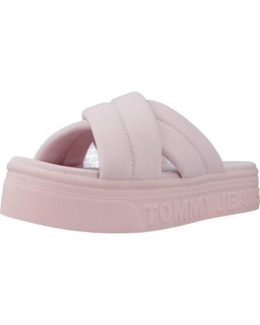Chanclas de Mujer TOMMY JEANS FLTFRM SANDAL ROSA