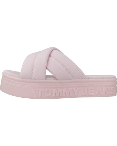 Chanclas de Mujer TOMMY JEANS FLTFRM SANDAL ROSA