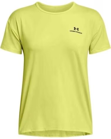 UNDER ARMOUR Camiseta De Manga Corta Camiseta Rush Energy Manga Corta Amarillo Oscuro Mujer en amarillo para mujer MUJER