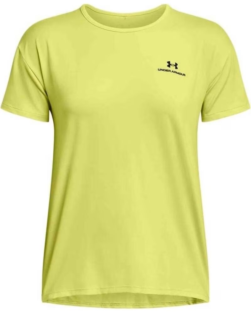 UNDER ARMOUR Camiseta De Manga Corta Camiseta Rush Energy Manga Corta Amarillo Oscuro Mujer en amarillo para mujer MUJER