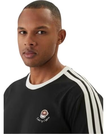 ADIDAS Camiseta De Manga Corta M Coffee Cup T en negro para hombre BLACK-OWHITE