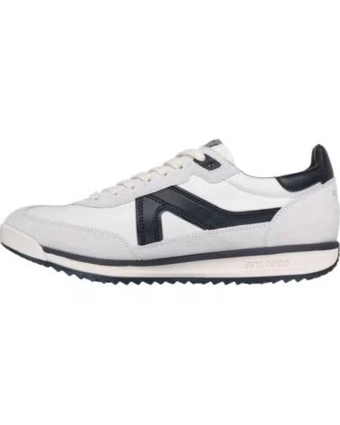 SKECHERS Zapatillas Skx 92 en blanco para hombre WHITE LEATHER-BLACK TEXTILE-PU