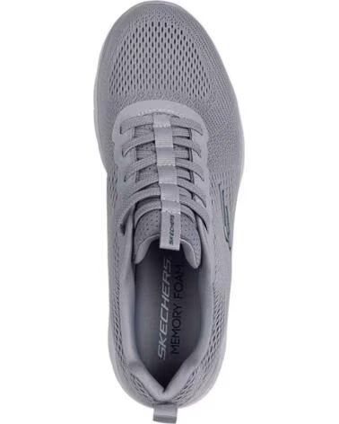 SKECHERS Zapatillas 232963-Gynv en gris para hombre GRAY MESH-NAVY TRIM