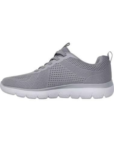 SKECHERS Zapatillas 232963-Gynv en gris para hombre GRAY MESH-NAVY TRIM