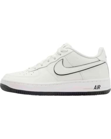 NIKE Zapatillas Air Force 1 en blanco para ninos unisex WHITE