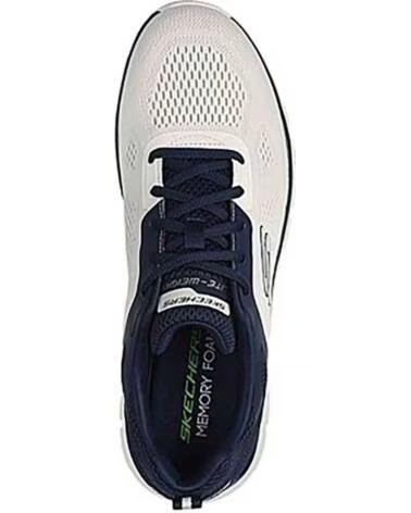 SKECHERS SCARPE 070-136976 DA DONNA BLANCO-AZUL