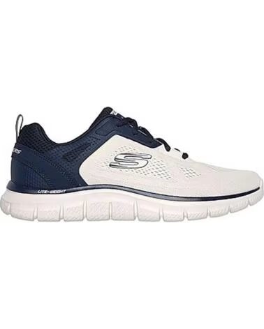 SKECHERS SCARPE 070-136976 DA DONNA BLANCO-AZUL