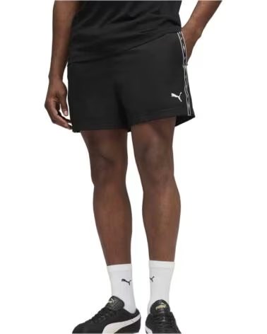 PUMA ESSENTIALS TAPE WOVEN SHORT DE SPORT HOMME BLACK