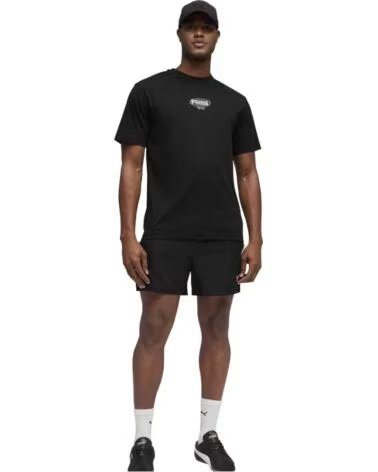 PUMA ESSENTIALS TAPE WOVEN SHORT DE SPORT HOMME BLACK