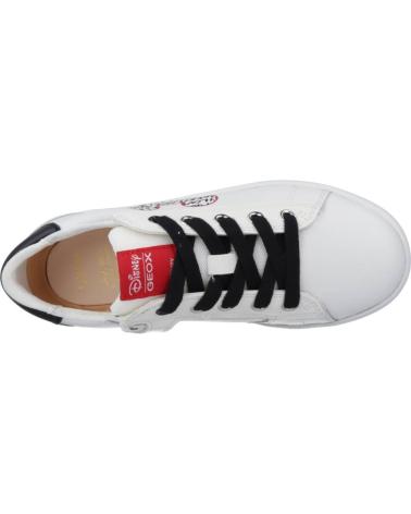 Sportivo per Bambina geox J35EUD 00085 J KATHE C0404 WHITE-BLACK