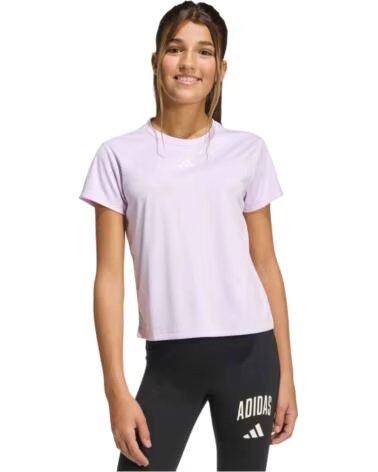 ADIDAS CAMISETA DE MANGA CURTA JG TR-ES T ROXO MENINAS ICELAV-WHITE