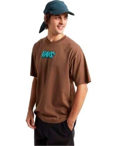 CAMISETA VANS OFF THE WALL MARRÓN PARA HOMBRE