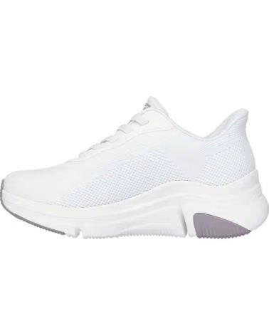 SKECHERS Zapatillas 117587-W en blanco para mujer WHITE ENGINEERED KNIT