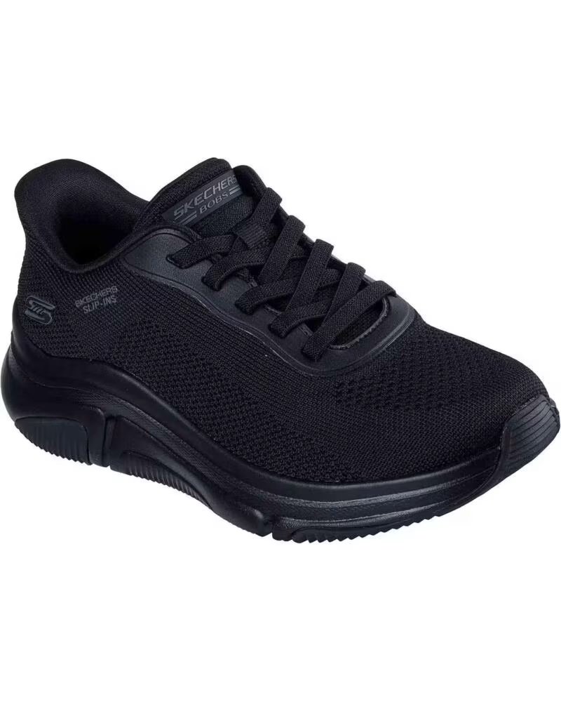 SKECHERS Zapatillas 117587-Bbk en negro para hombre BLACK ENGINEERED KNIT