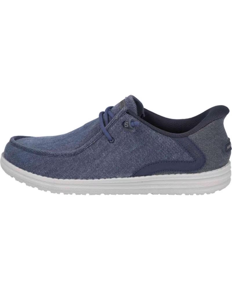 SKECHERS BASKETS 070-MD210959 BLEU HOMME JEANS