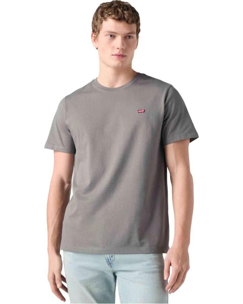 LEVIS Camiseta De Manga Corta 724 High Rise Straight en gris para mujer