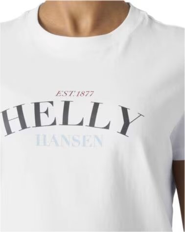 HELLY HANSEN Camiseta De Manga Corta 54592-2 en blanco para mujer MUJER