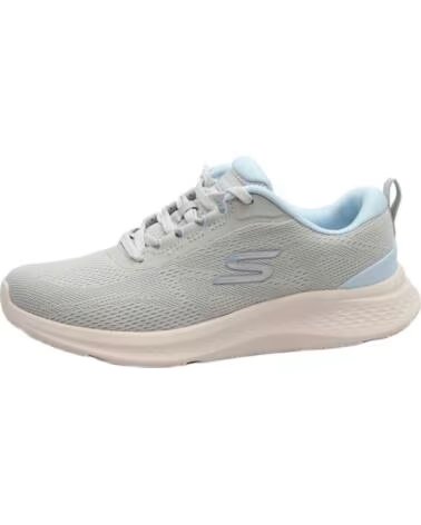 ZAPATILLAS SKECHERS SKECH-LITE PRO 20 EVERYDAY PACE PARA MUJER EN GRIS CON DETALLES EN AZUL CLARO GRAY MESH-LT BLUE TRIM