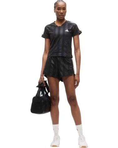 ADIDAS Camiseta De Manga Corta Hyperglam en negro para mujer BLACK
