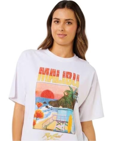 RIP CURL CAMISETA DE MANGA CORTA 0MTWTE3262 OPTICAL WHITE
