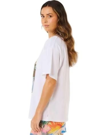 RIP CURL CAMISETA DE MANGA CORTA 0MTWTE3262 OPTICAL WHITE