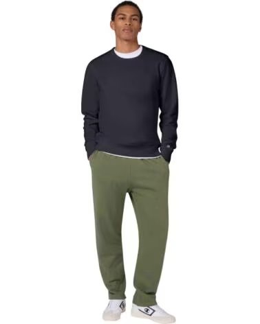 CHAMPION UNISEX CREWNECK SWEATSHIRT SCHWARZ BLACK