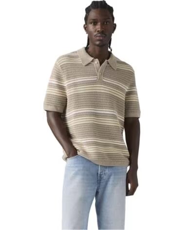 LEVIS Polo De Manga Corta 0059K-0001-S en beige para mujer