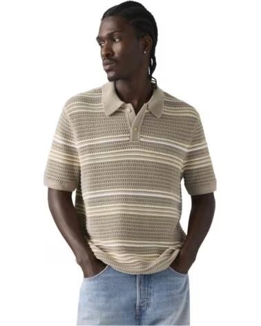 LEVIS Polo De Manga Corta 0059K-0001-S en beige para mujer