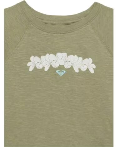 ROXY T-SHIRT DE MANGA CURTA ERGZT04158-GLD0 OIL GREEN