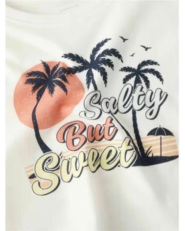 NAME IT T-SHIRT 13215793-SALTYBUT MENINA BLANCO