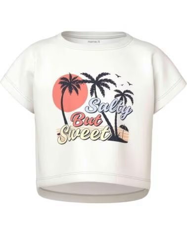 NAME IT T-SHIRT 13215793-SALTYBUT MENINA BLANCO