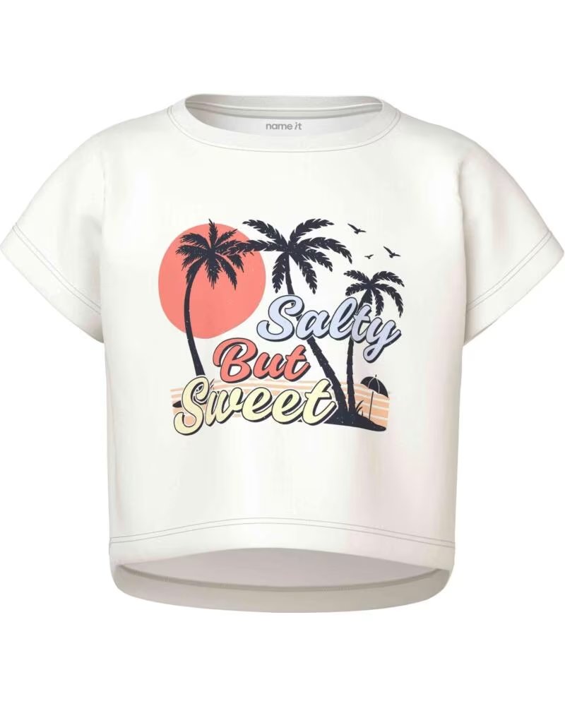 NAME IT T-SHIRT 13215793-SALTYBUT MENINA BLANCO