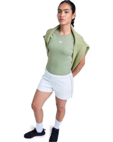 ROXY T-SHIRT MANGA CURTA RISE VIBE RIB GLD0 MULHER OIL GREEN