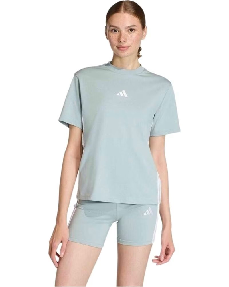 ADIDAS W 3S SJ T CAMISETA MANGA CORTA VERDE MUJER WOSA-WHITE