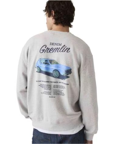 LEVIS SWEATSHIRT RELAXED GRAPHIC CREWNECK COASTAL CREATIVE