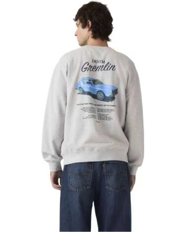 LEVIS SWEATSHIRT RELAXED GRAPHIC CREWNECK COASTAL CREATIVE