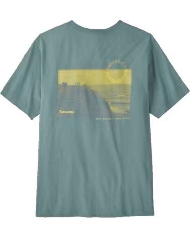 PATAGONIA Camiseta De Manga Corta 37842-Blsg en verde para hombre BLUE SAGE